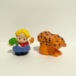 Little People Boy Frog Zoo Tiger Animal Figure Fisher Price Toy Doll 4/$20  🛑
